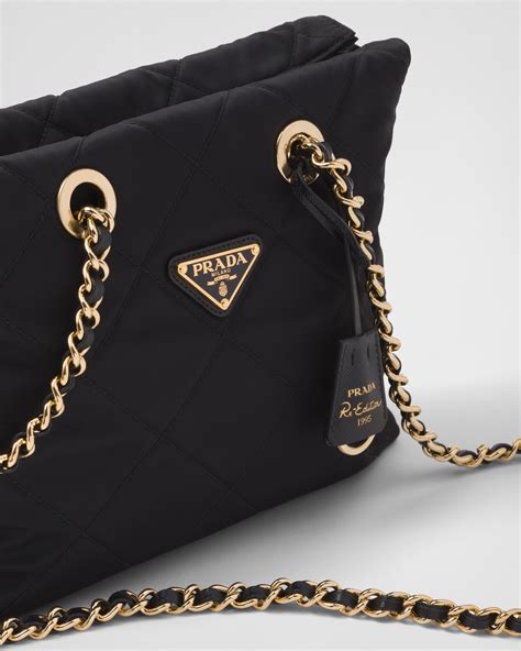 prada embellished shoulder bag|prada re nylon tote bag.